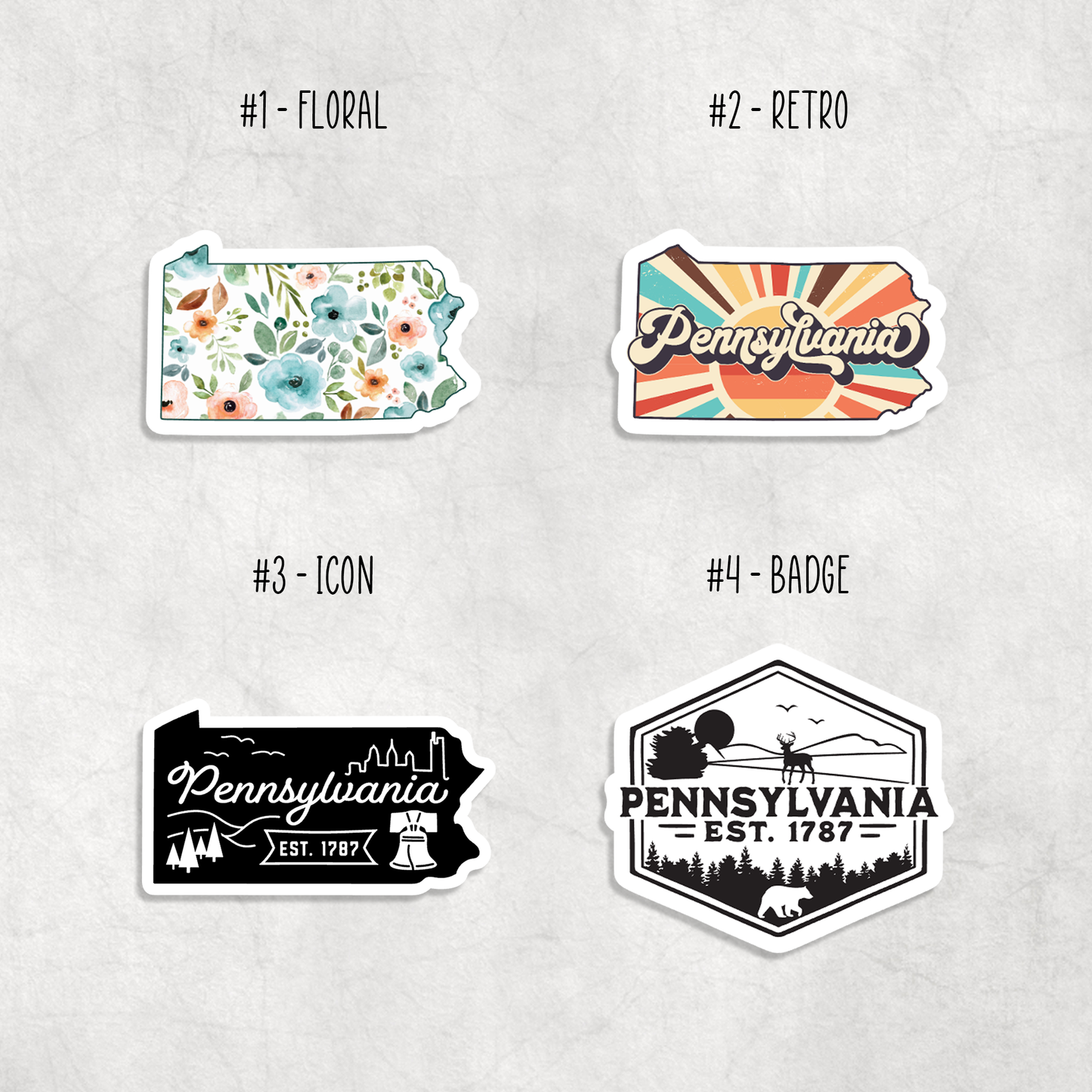 Pennsylvania Stickers