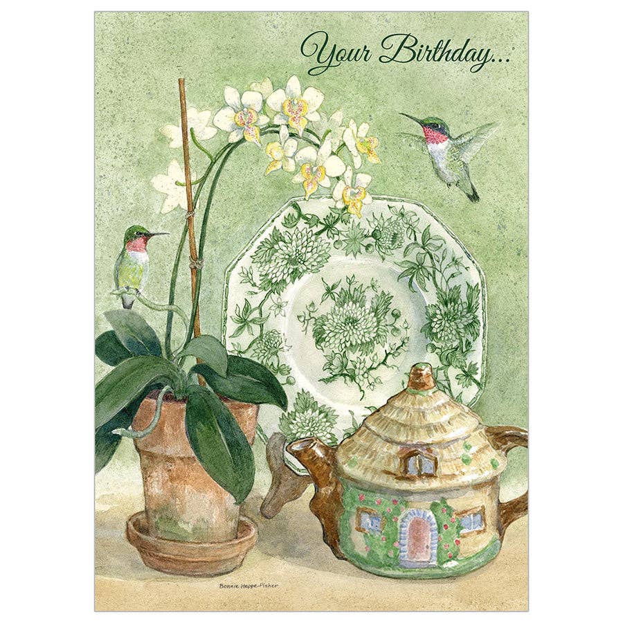 Hummingbird - Birthday Card