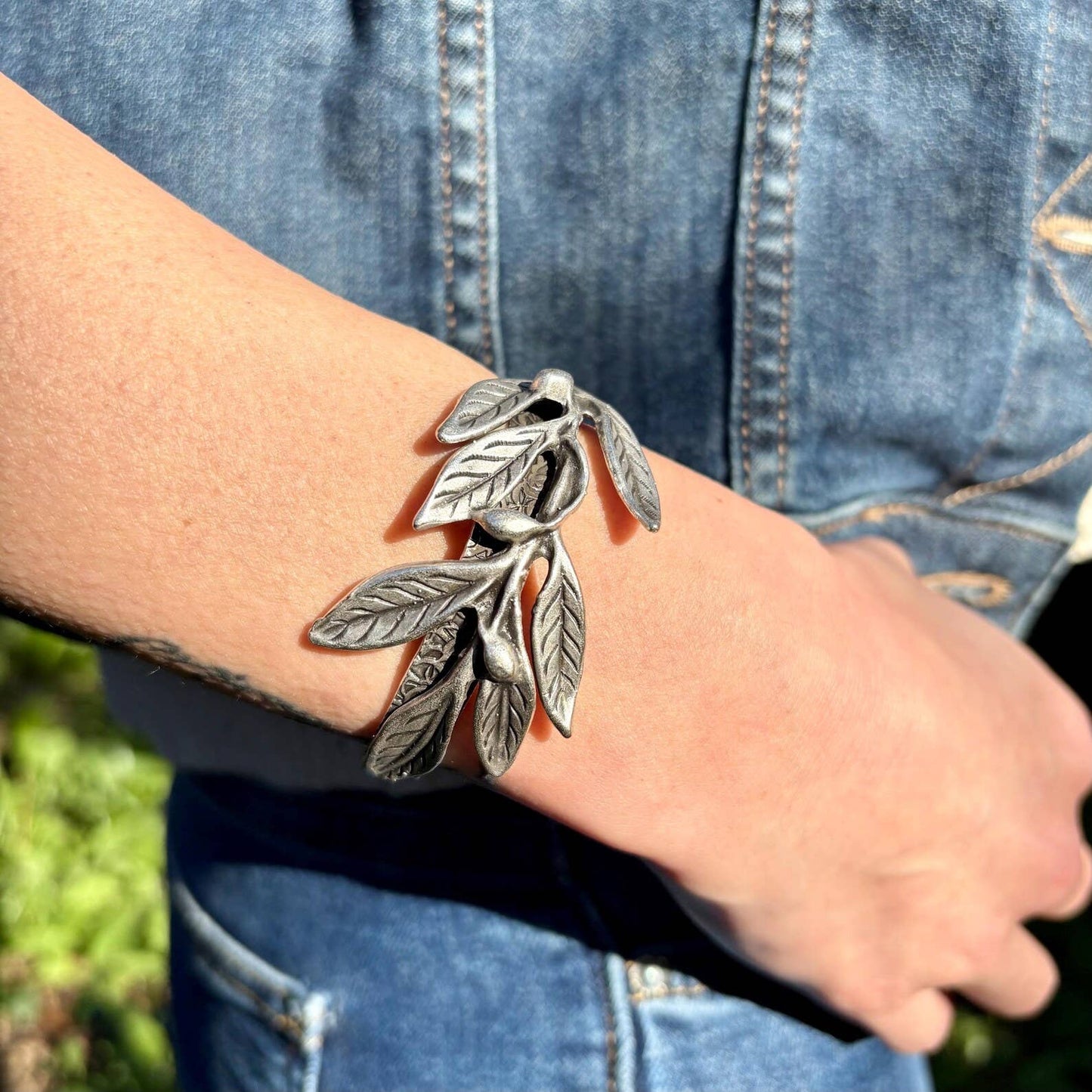 Olive grove cuff  bracelet