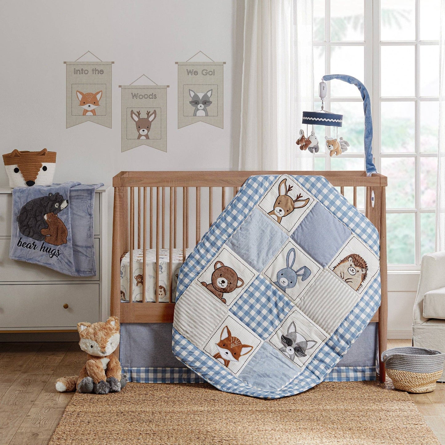 Forest Friends 5PC Crib Bedding Set