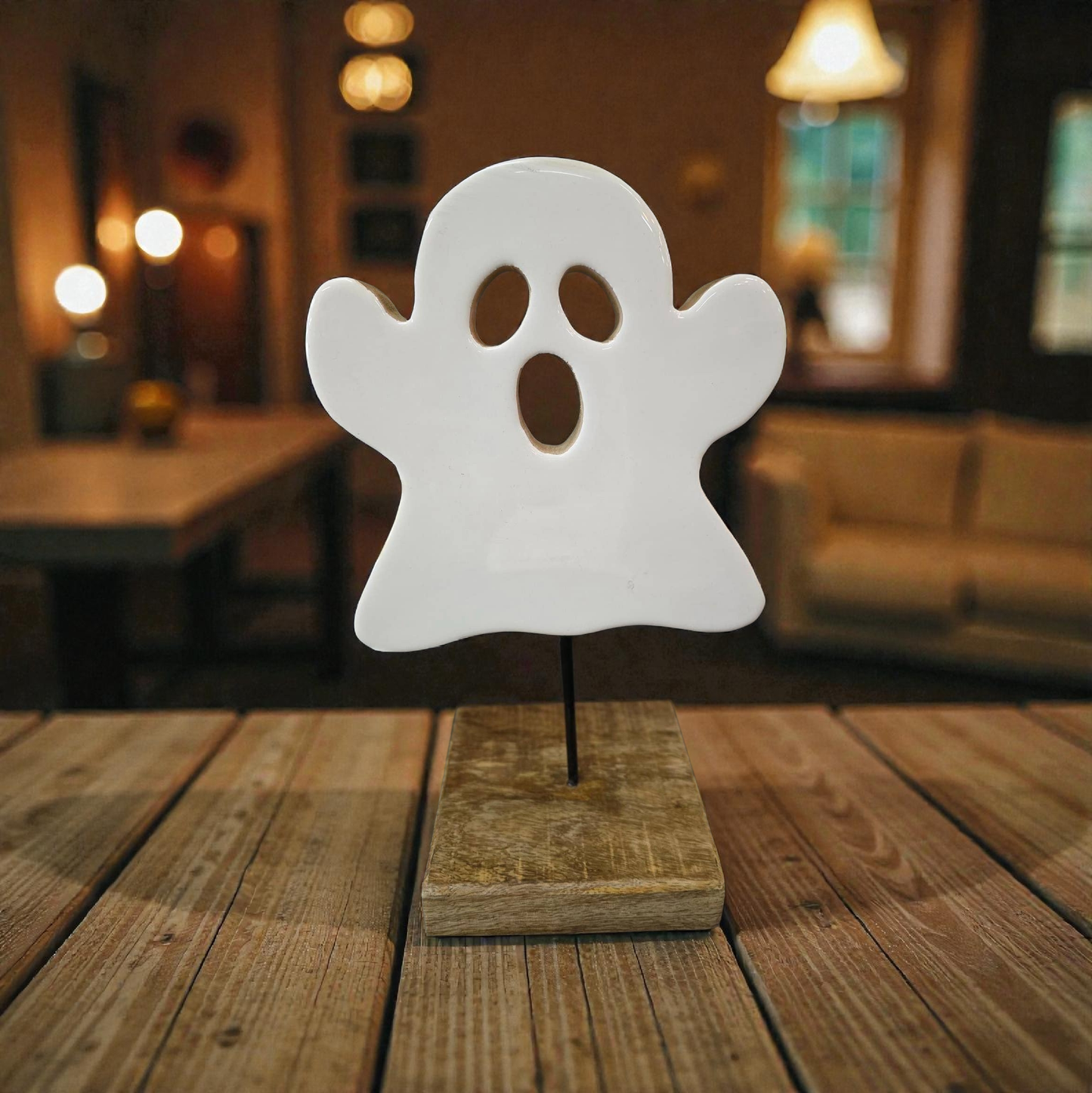 Ghost on Stand 7.25x12in