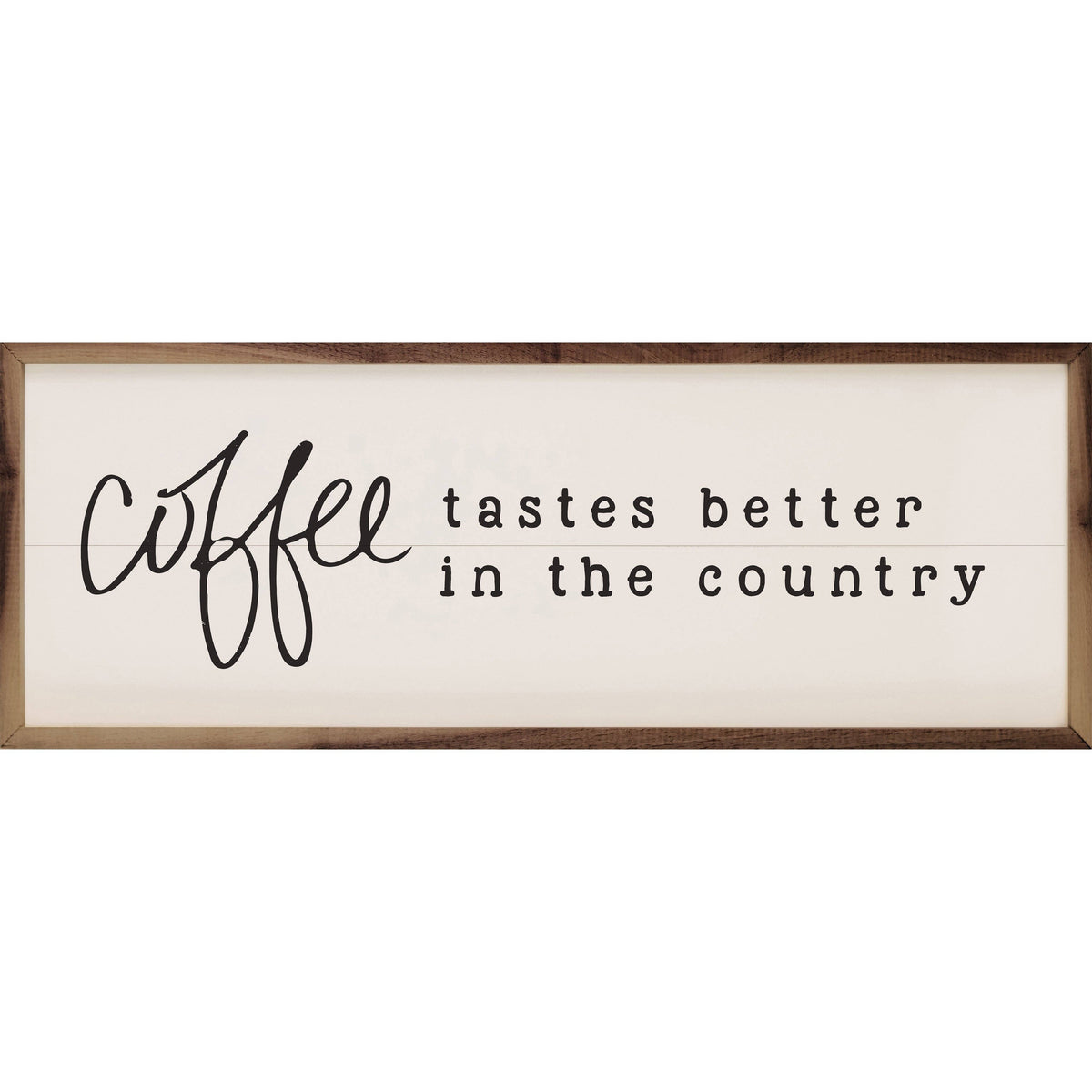 Coffee Tastes Better In The Country White