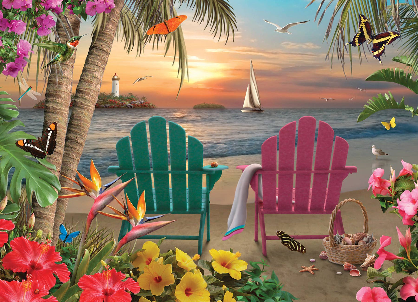 Island Paradise 500pc puzzle