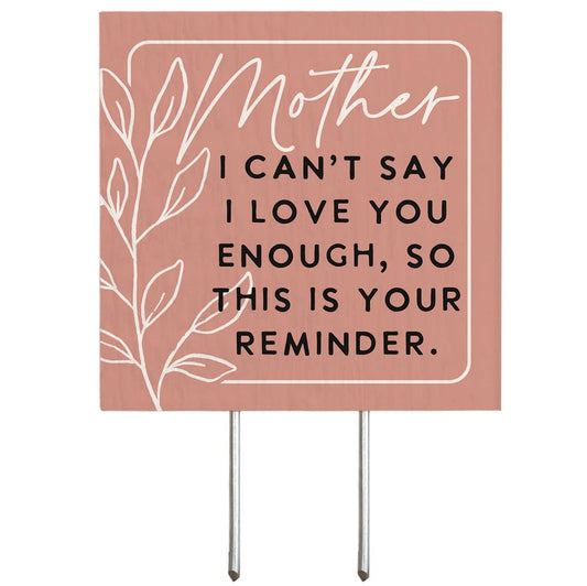 Mother I Can't Say - Plant Thoughts