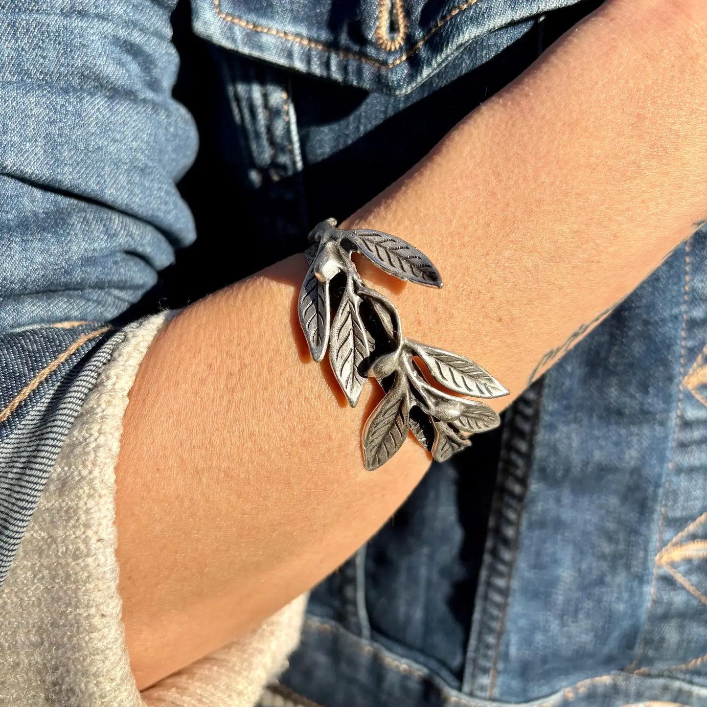 Olive grove cuff  bracelet
