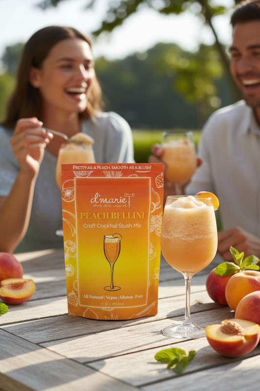 Peach Bellini Cocktail - Ready-To-Freeze Cocktail