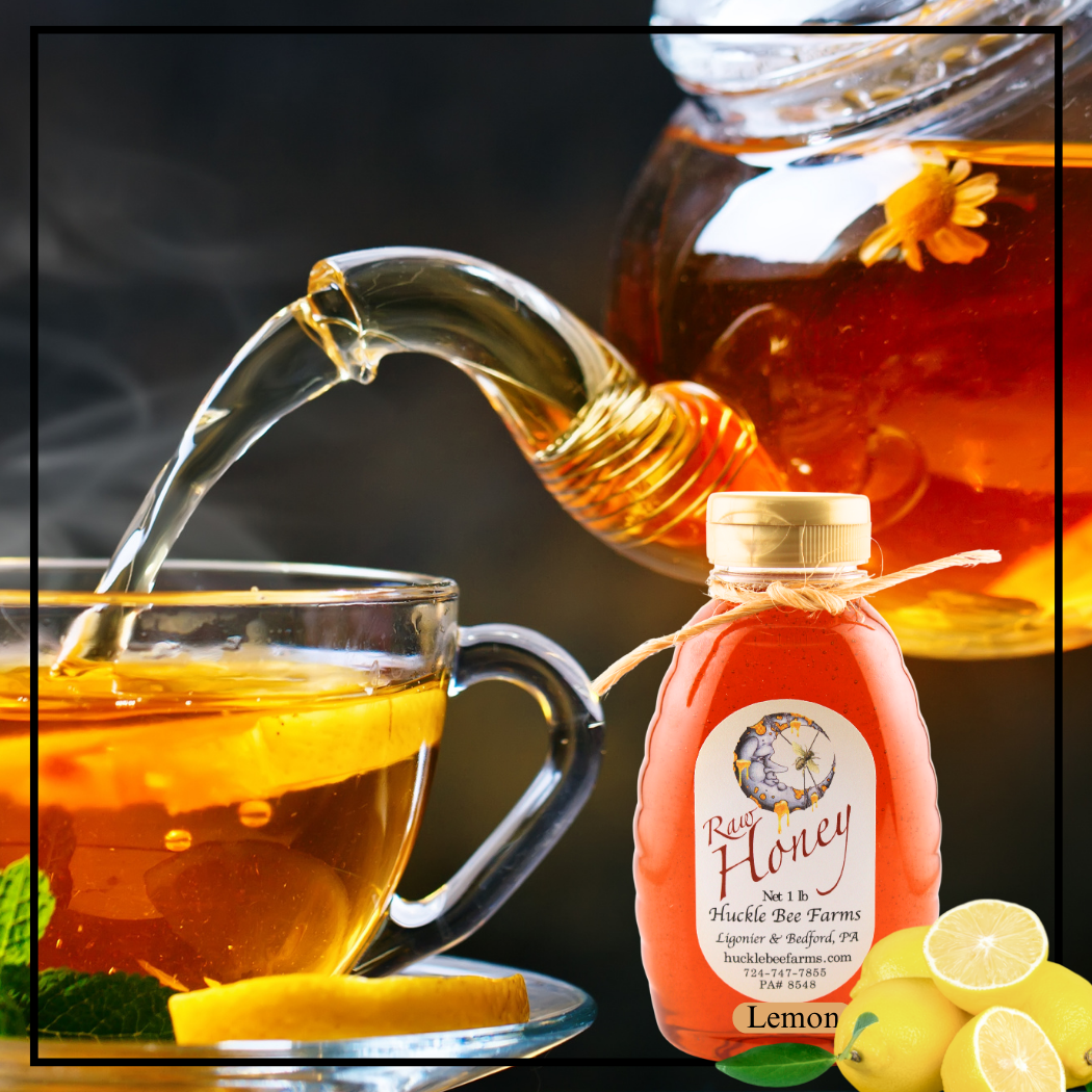 Lemon Infused Raw Honey