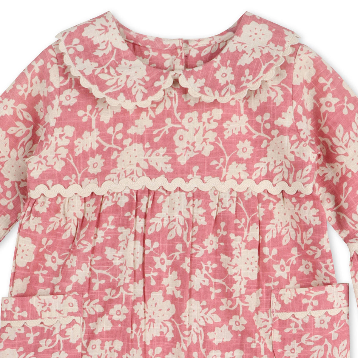 Beatrice Floral Baby Jumpsuit & Headband (Organic Cotton)