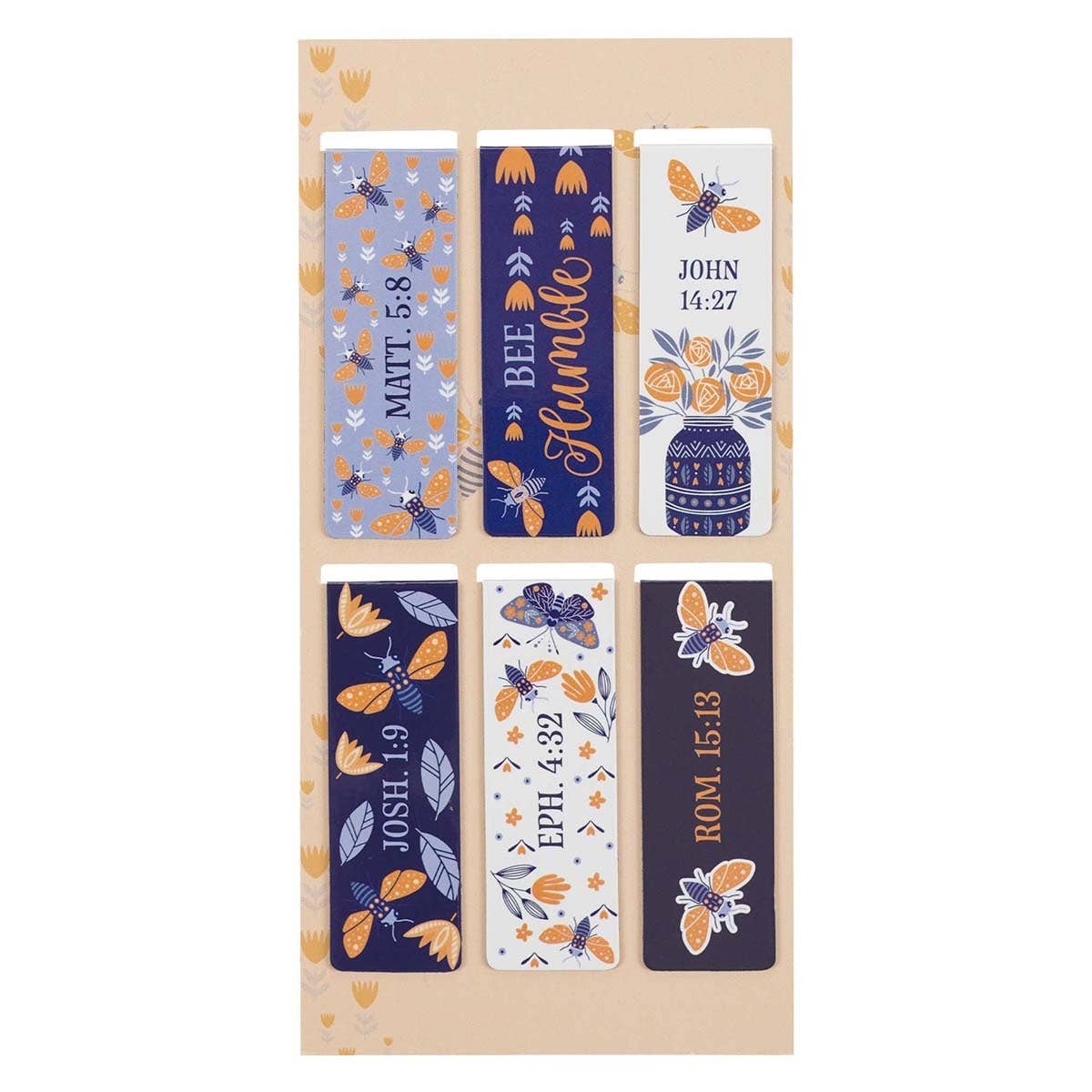 Magnetic Bookmark Set Let it Bee