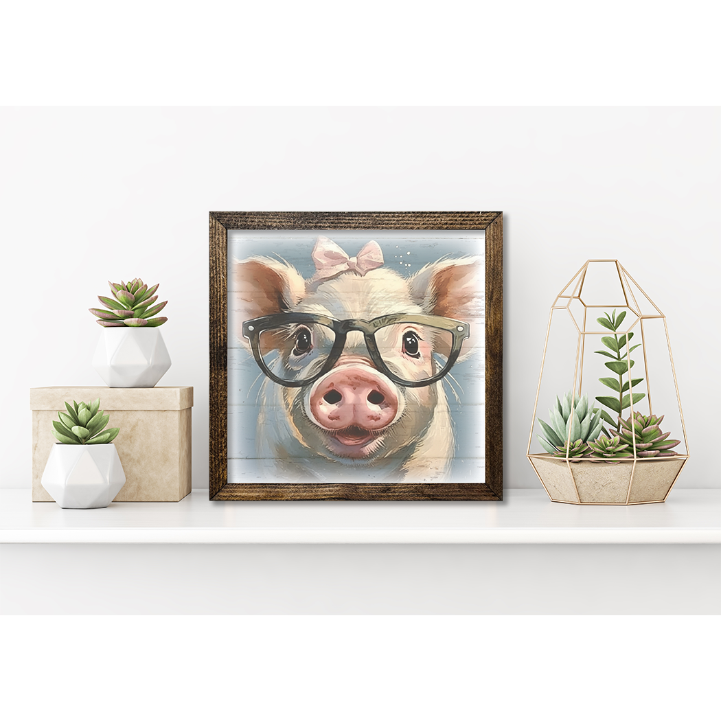 TIMBERLAND FRAME GIRL PIG WITH GLASSES