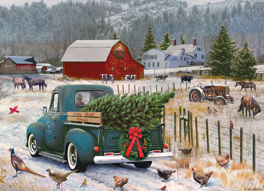 Home for Christmas 1000-Piece Cobble Hill Puzzle