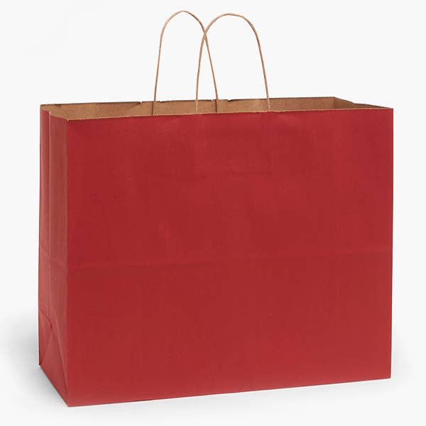 Recycled Kraft Color Paper Retail Shopping Bags