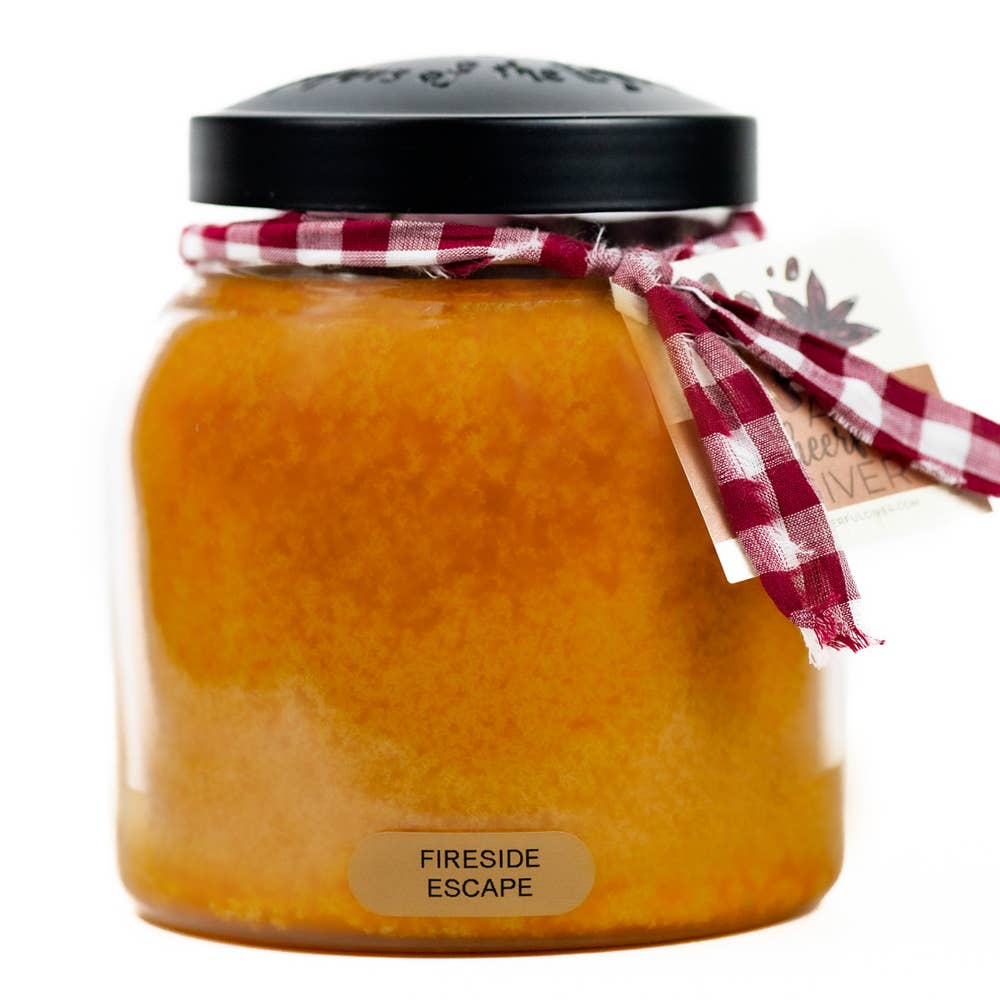 Fireside Escape – 34oz Fall Strong Scented Jar Candle