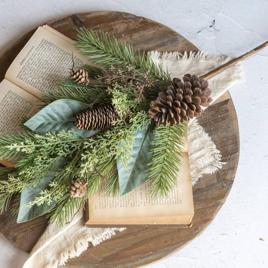 29" CEDAR, PINE & MAGNOLIA SPRAY