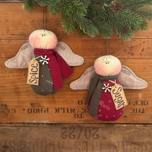Christmas Angel Ornament Set (2A)