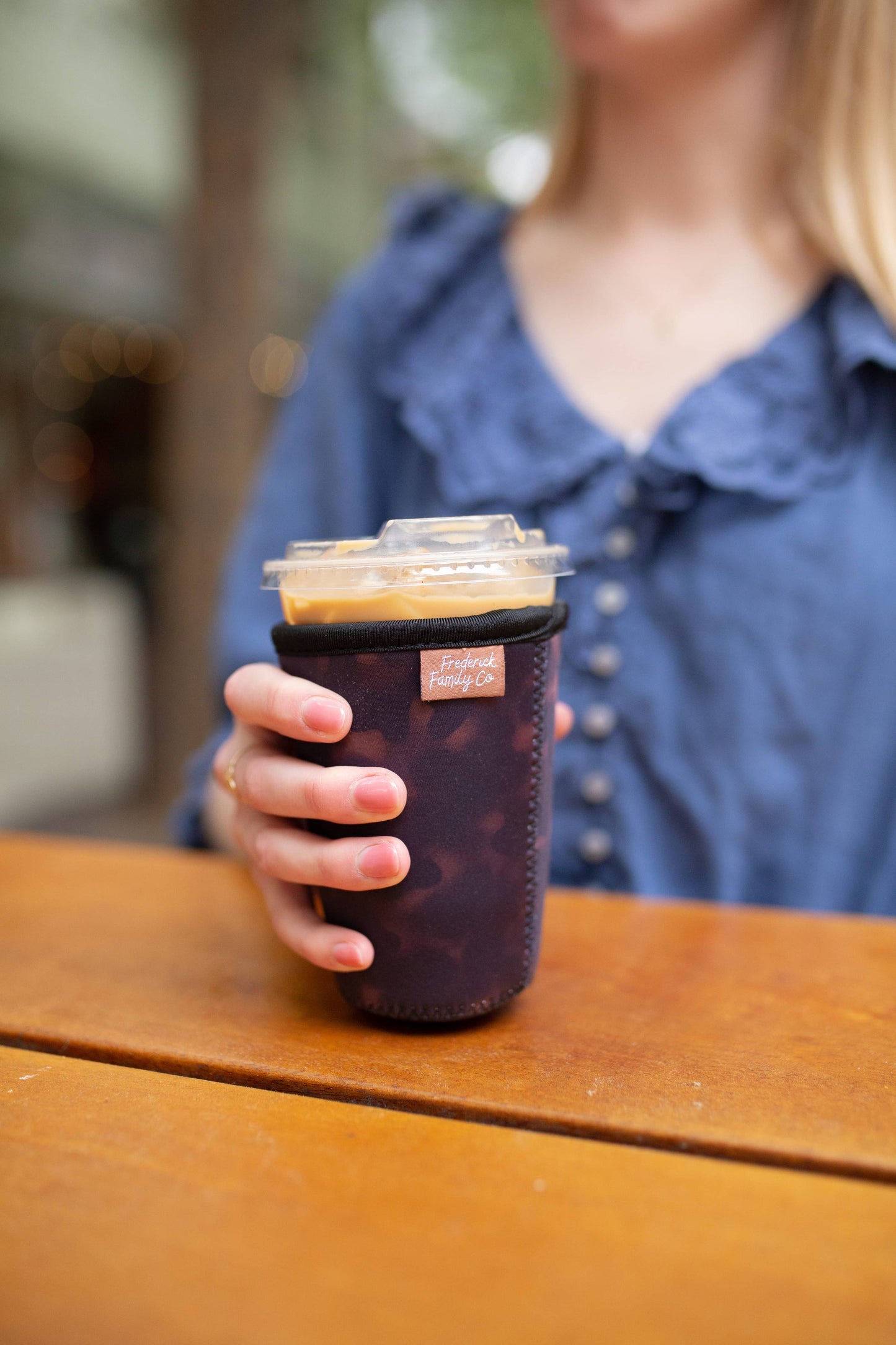 Iced Coffee Sleeve, Cute Reusable Cup Holder Drink Sleeve