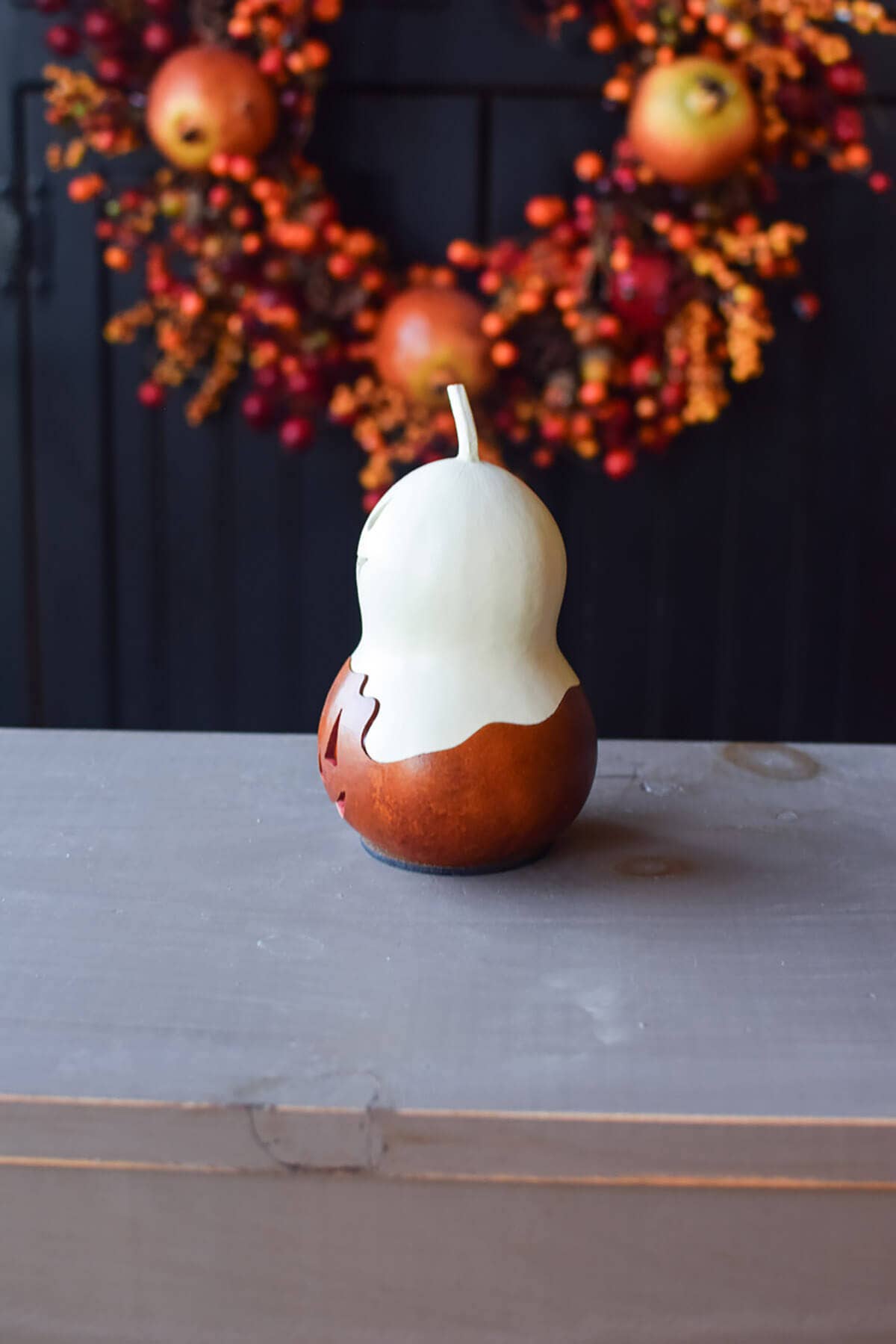 Casper Jack Jack-O-Lantern Miniature Gourd