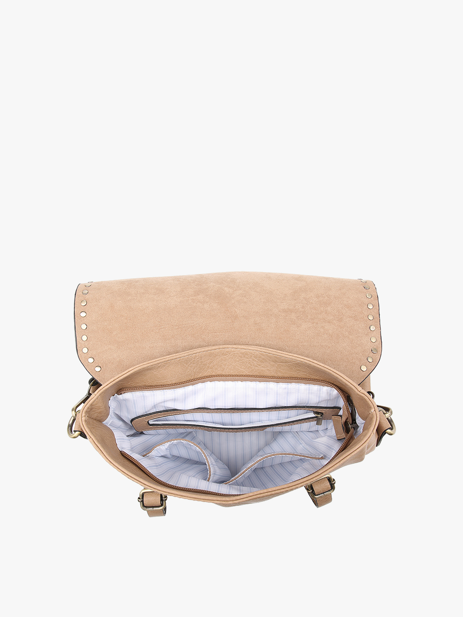M2000 Indigo Backpack w/ Studded Details