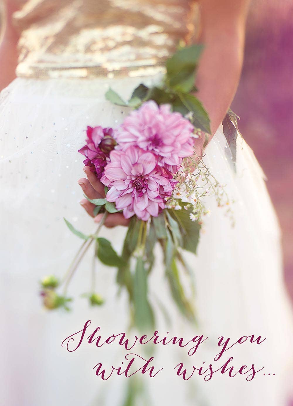 Bouquet - Faith Wedding Card