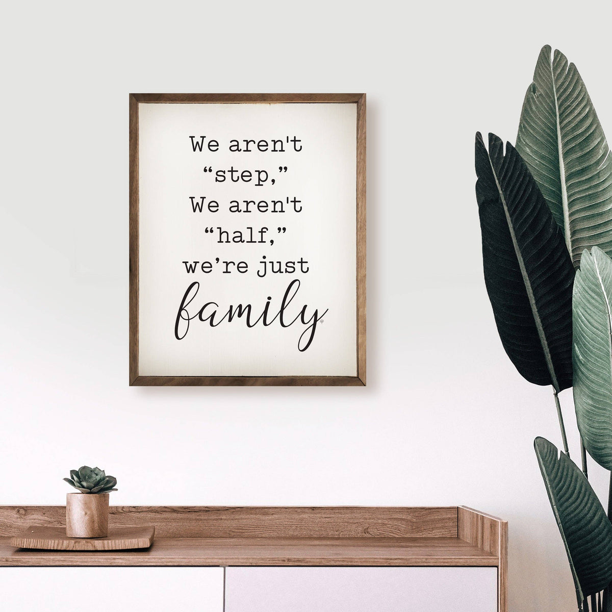 We're Just Family White