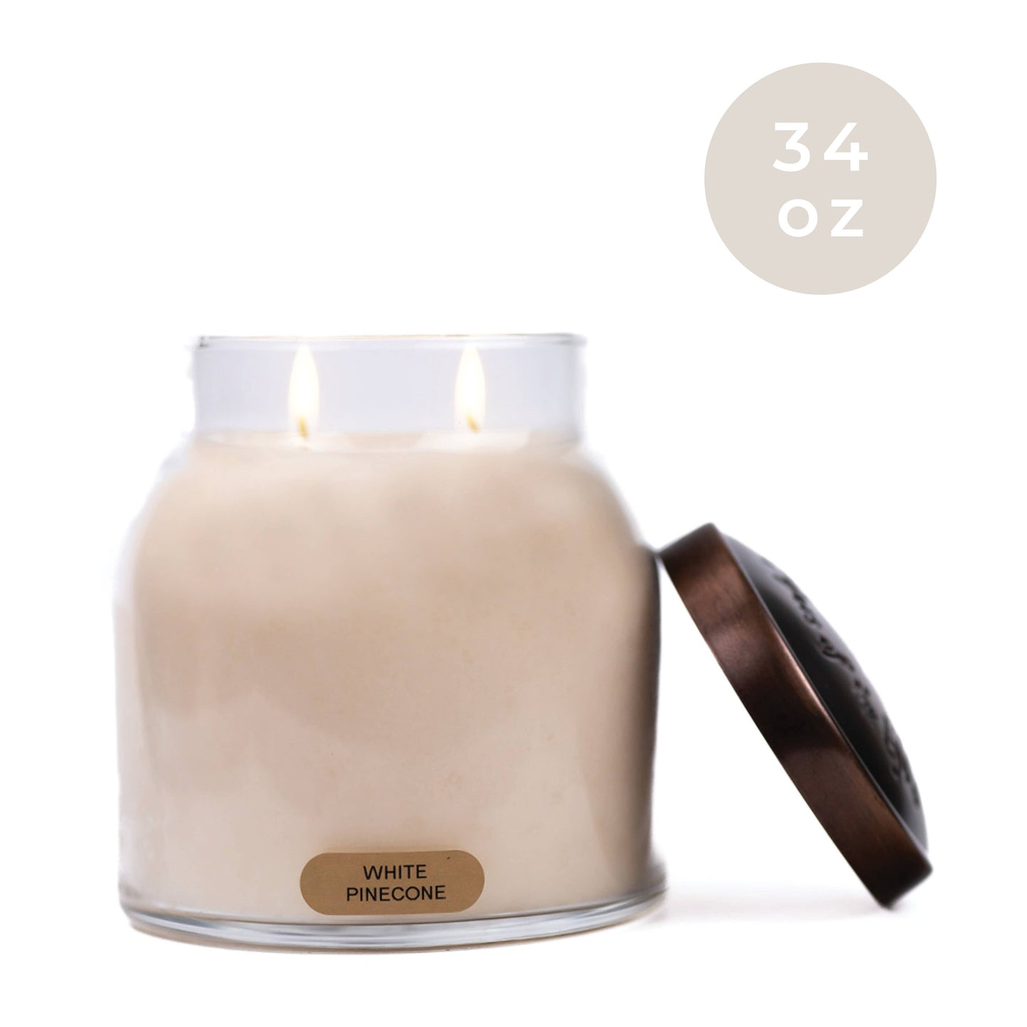 KOTL Papa Candle (34oz.) - White Pinecone