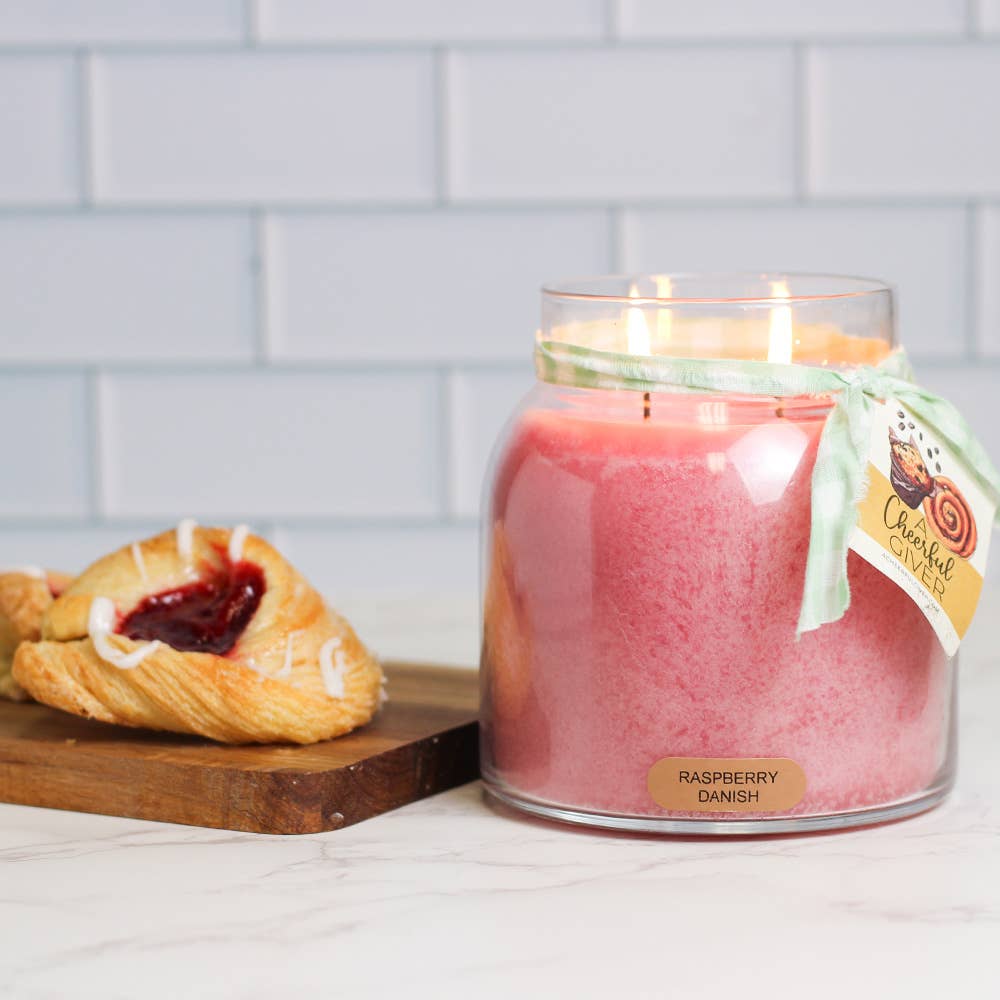 KOTL Papa Candle (34oz.) - Raspberry Danish