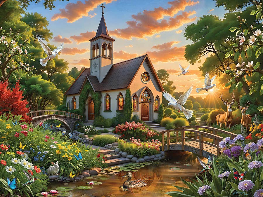 Warm Welcome 275-Piece Cobble Hill Puzzle