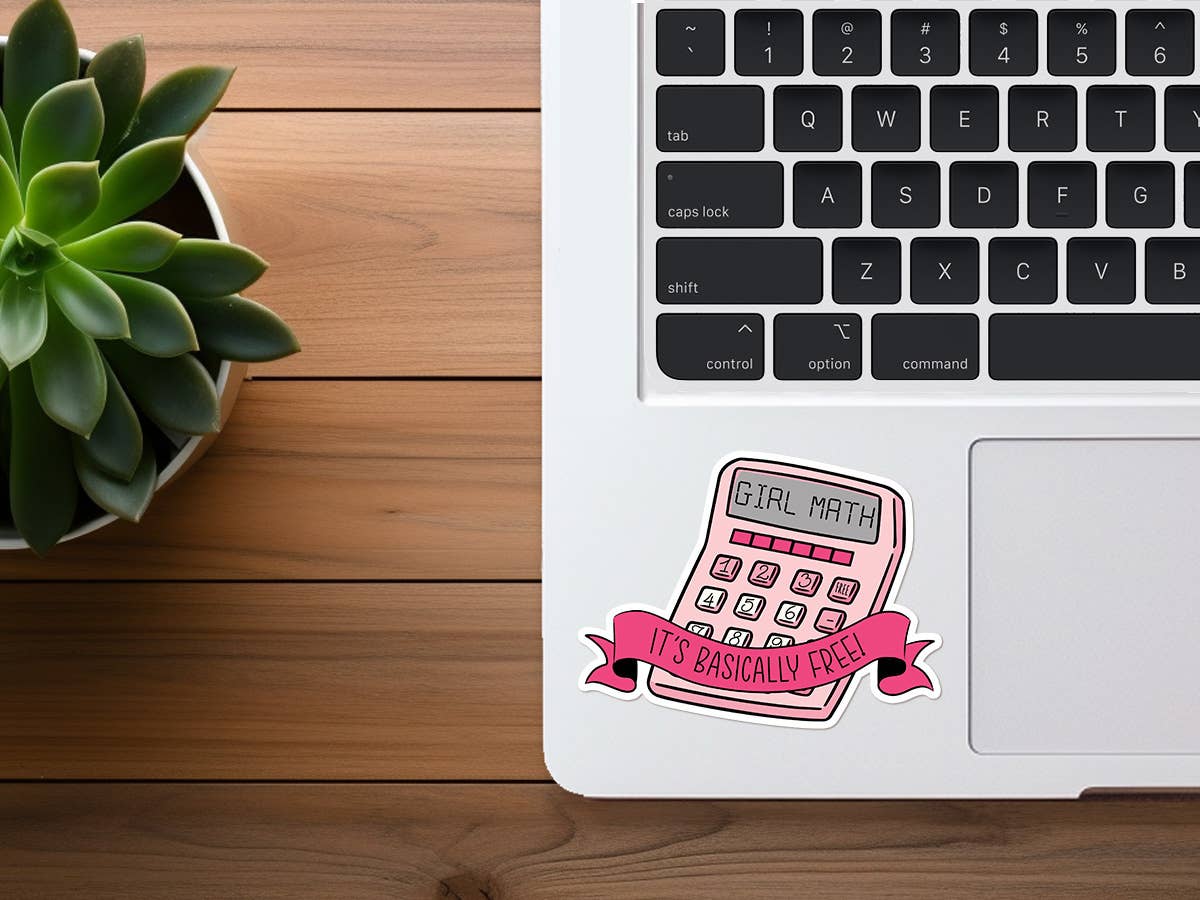 Girl Math Sticker | Funny Stickers | Cute Sticker for Women