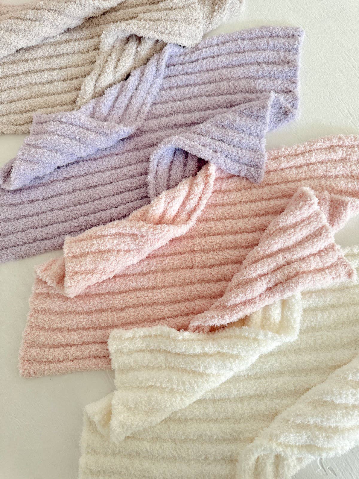 Phufy® Bliss Wave Mini Blanket, Baby Pink