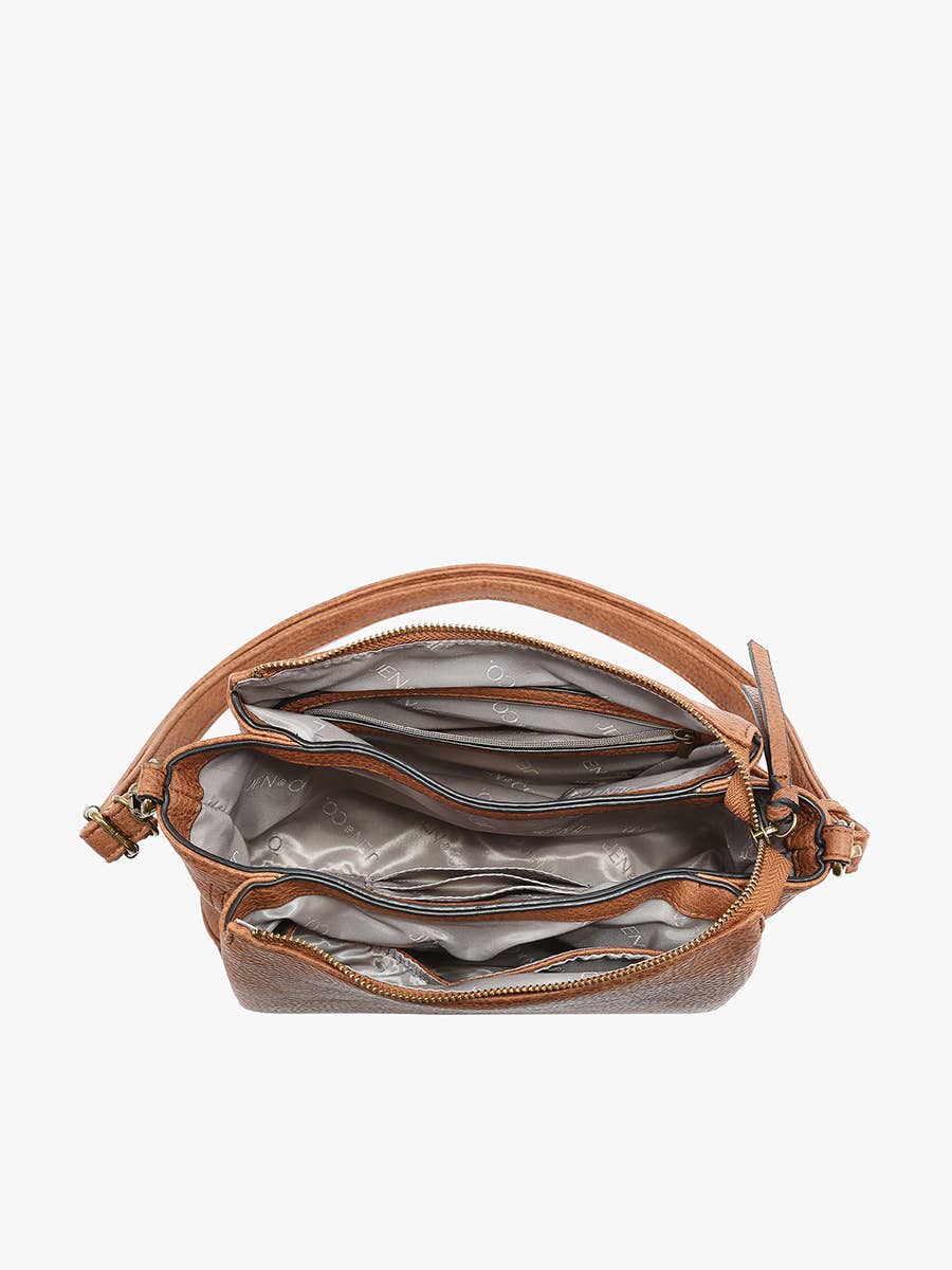 Kali Distressed Dual Front Pocket Crossbody | M2869