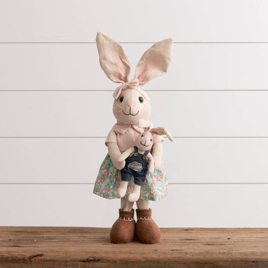 Standing Girl Rabbit With Floral Dress (PC)