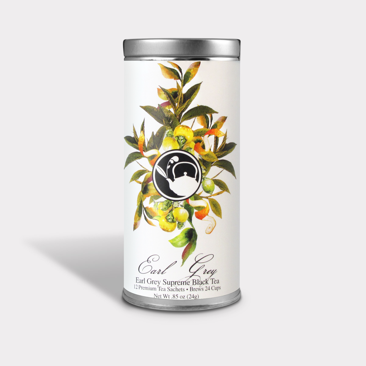 Earl Gray- 12 Tea Sachets - Tall Tin