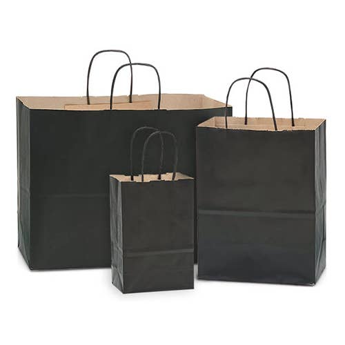Recycled Kraft Color Paper Retail Shopping Bags