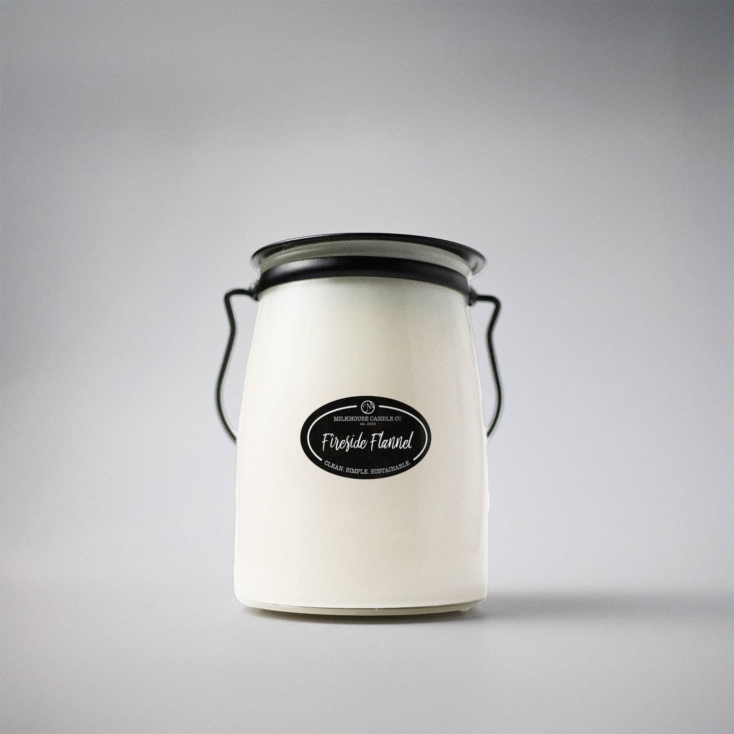 22 oz Butter Jar Candle: Fireside Flannel