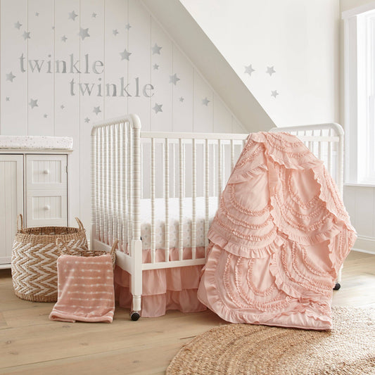 Skylar Blush 4PC Crib Bedding Set