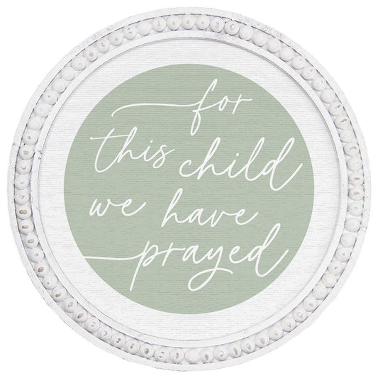 Child We Prayed - Beaded Art Round