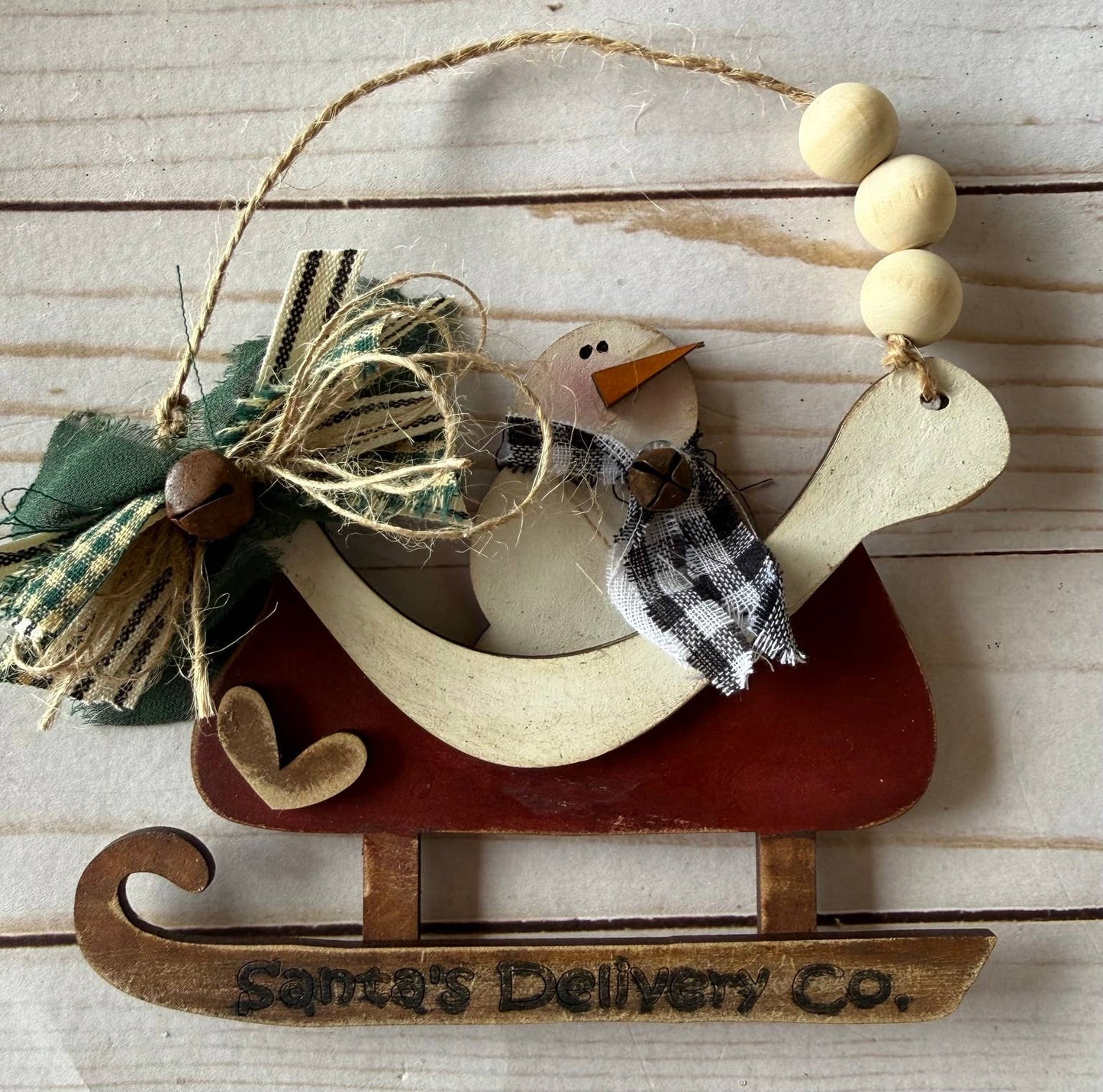 Santa's Delivery Company Sign | Rustic  Christmas Decor