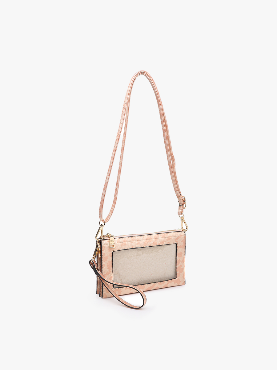 M2002 Maeve 3 Compartment Crossbody w/ Clear Window