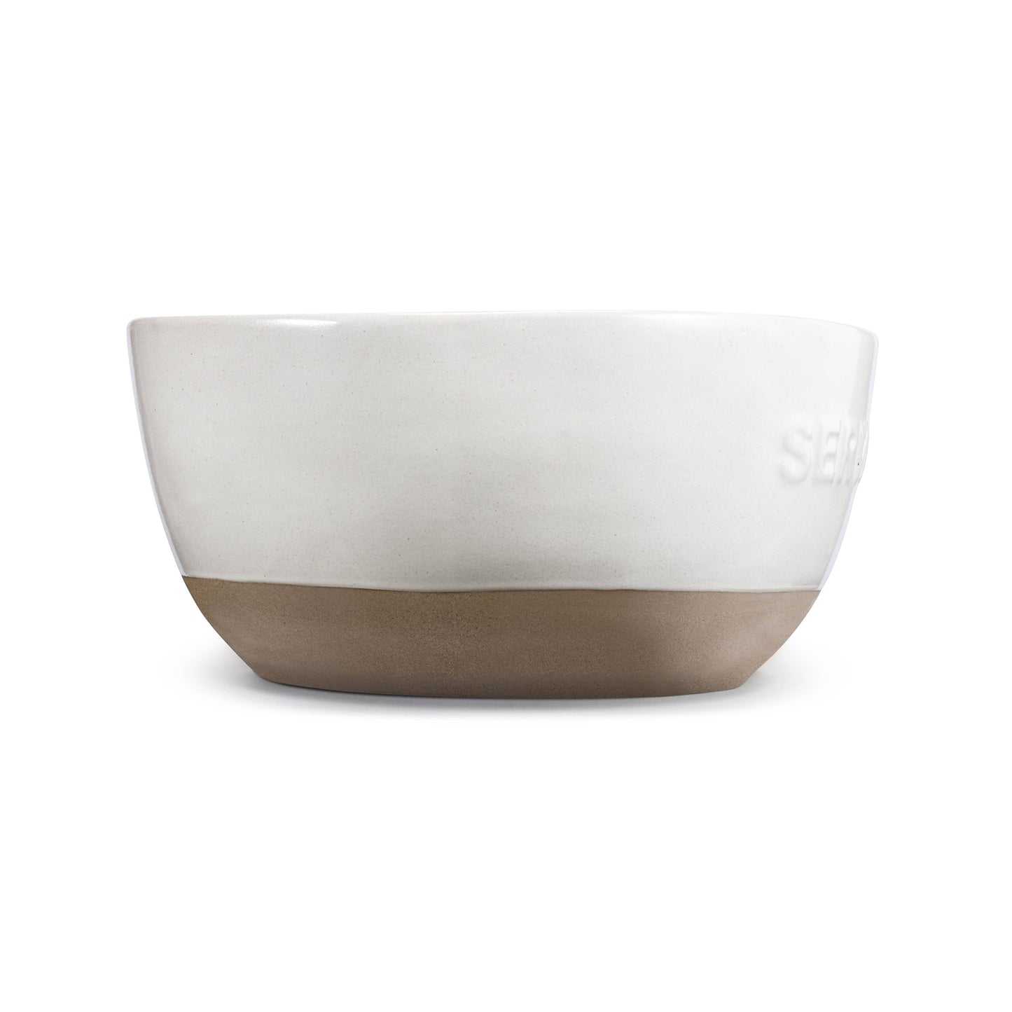 White Serve It Up Serving Bowl