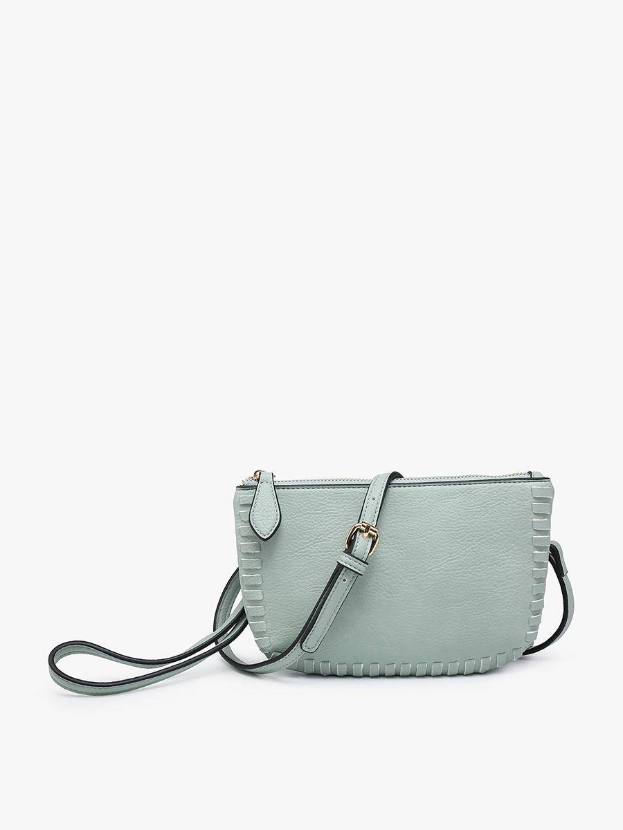 Bonnie Whipstitch Crossbody Bag – Dual Compartment | M2397