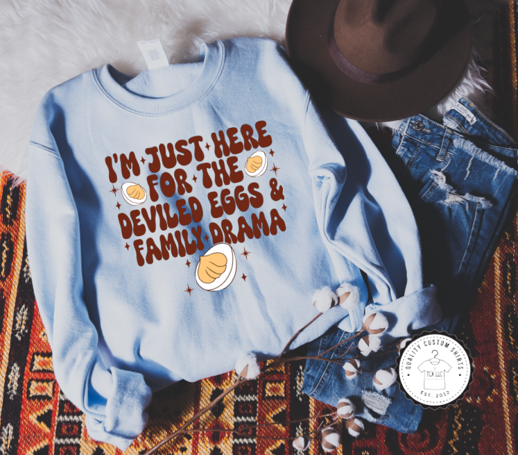 Deviled Eggs & Family Drama Sweatshirts & T-Shirts
