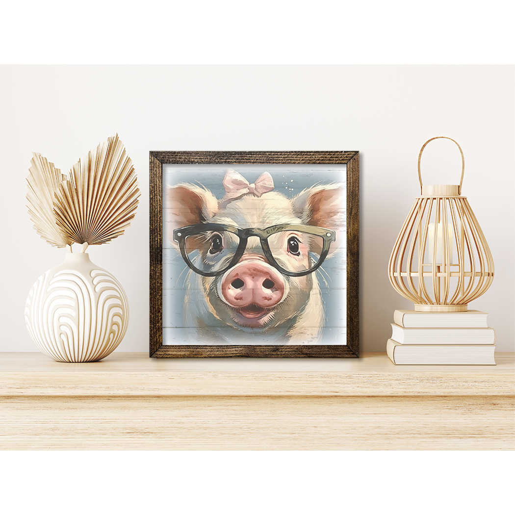 TIMBERLAND FRAME GIRL PIG WITH GLASSES