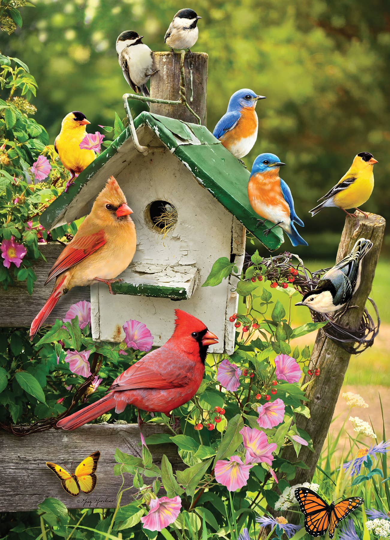 Summer Birdhouse 500pc puzzle
