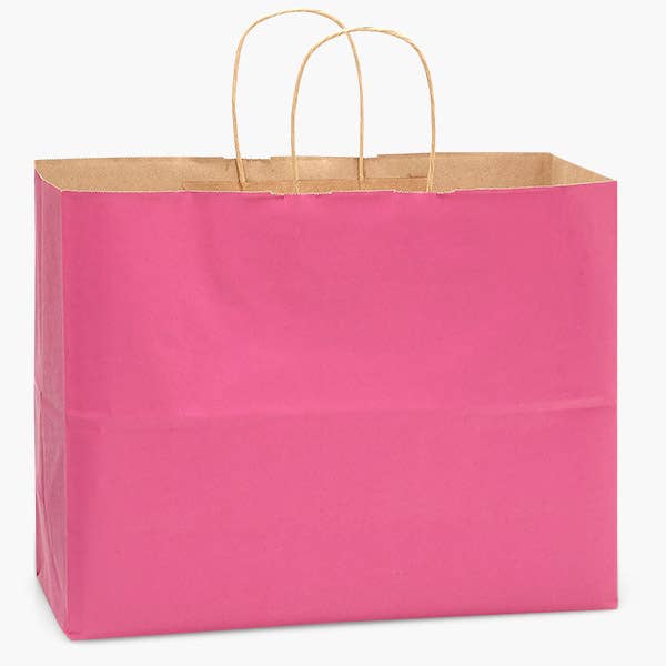 Recycled Kraft Color Paper Retail Shopping Bags