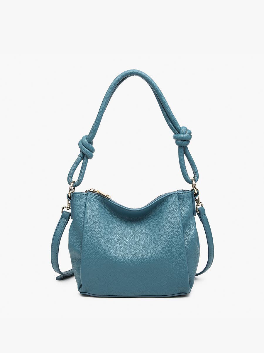 JN2651 Chicago Knotted Shoulder Bag w/ Long Strap