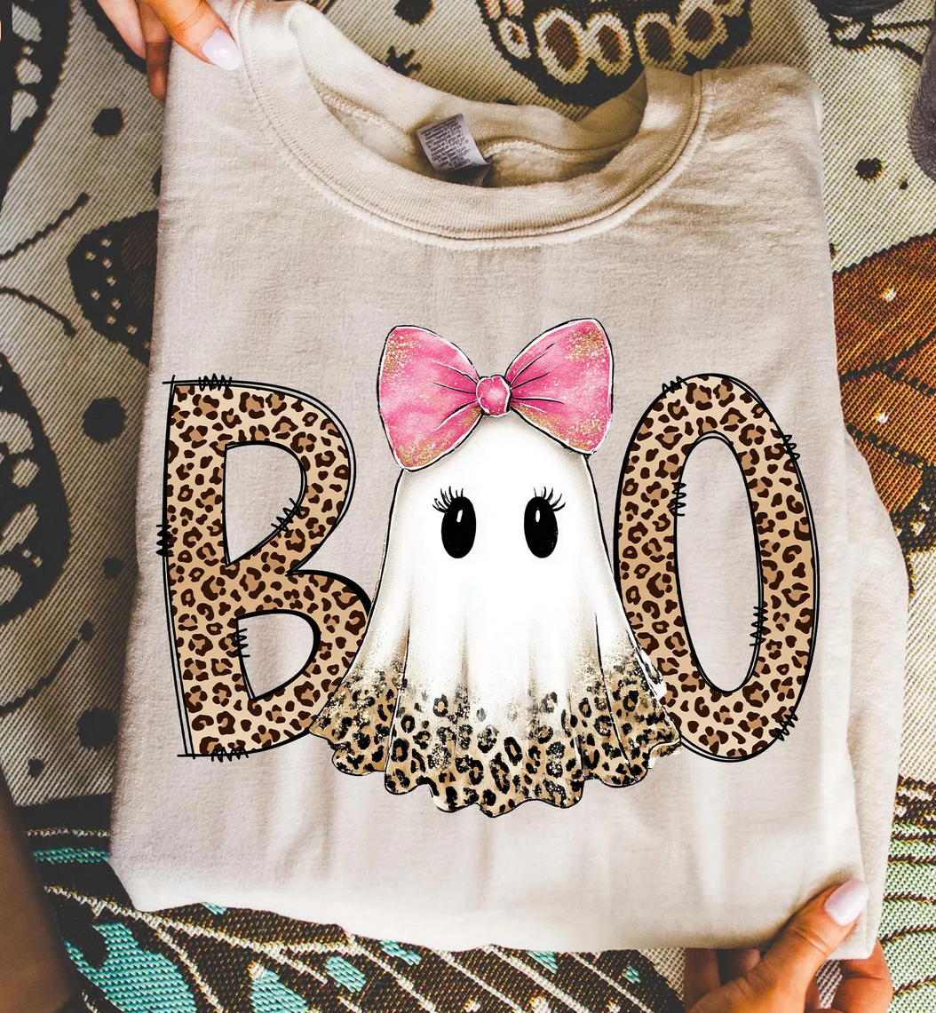 Boo Leopard  Sweatshirts & T-Shirts