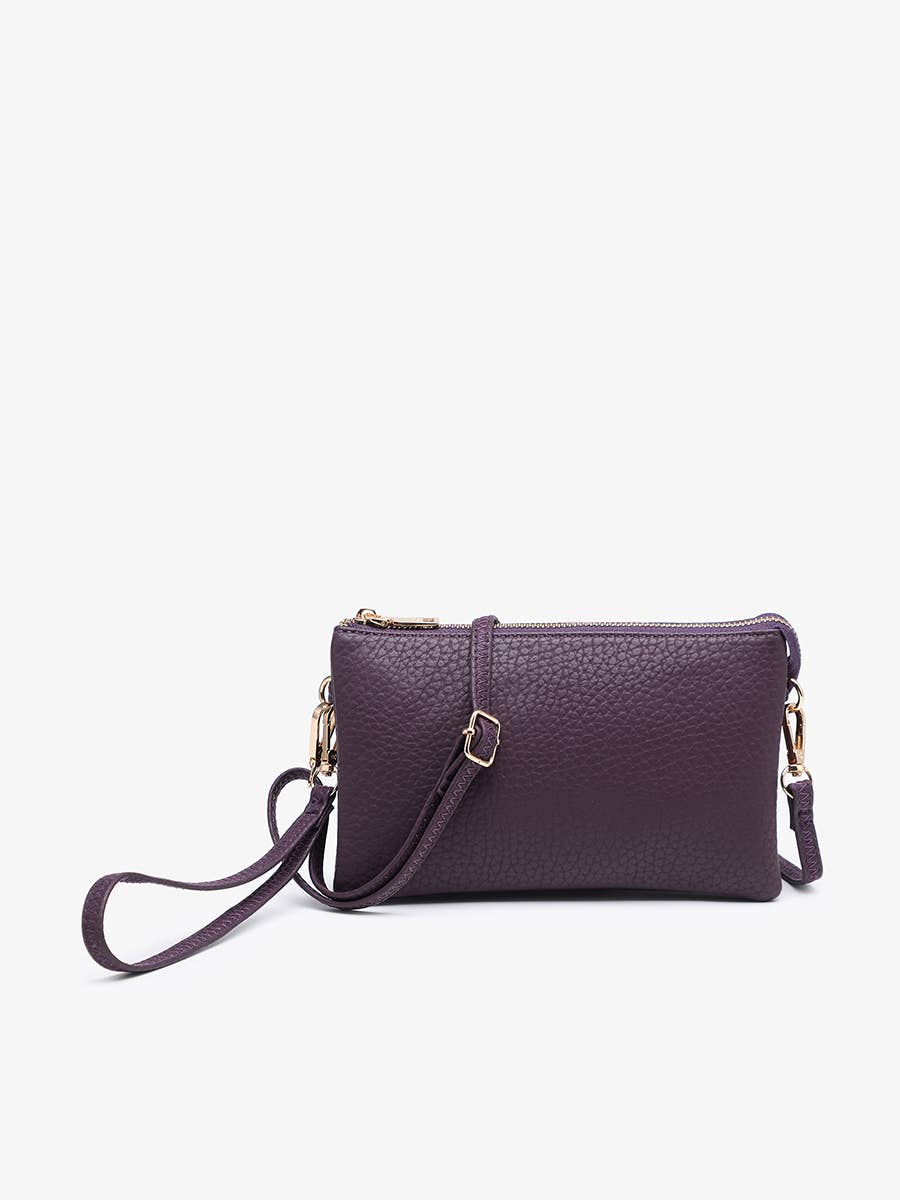 M013 Riley Monogrammable 3 Compartment Crossbody/Wristlet