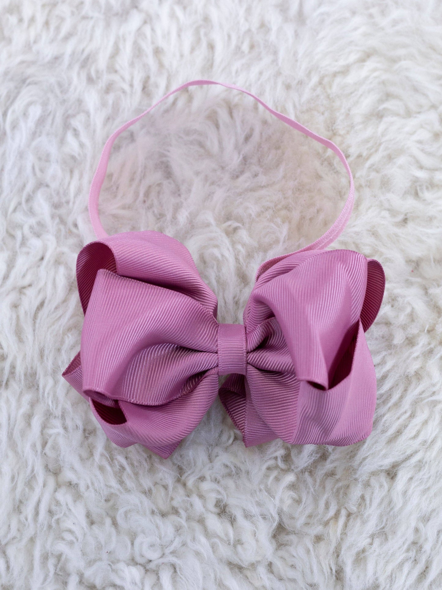 Double Layer Bow Headband 5 Inch - 29 Colors Available