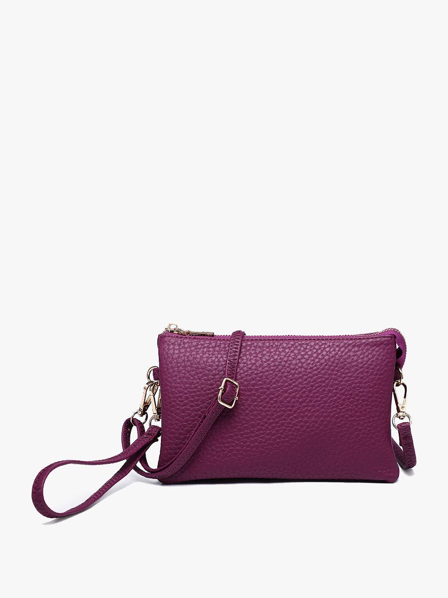 M013 Riley Monogrammable 3 Compartment Crossbody/Wristlet