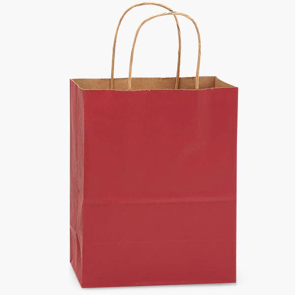 Recycled Kraft Color Paper Retail Shopping Bags